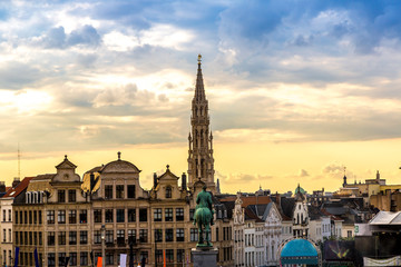 Cityscape of Brussels