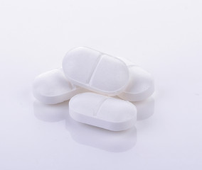 pill on white background