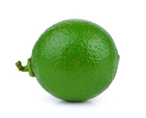 lime on white background