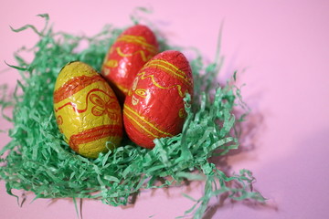 チョコレートのイースターエッグ