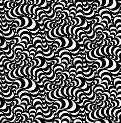 Vector floral background of drawn lines