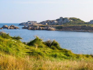 Fototapeta na wymiar Landscape on the Guernsey Island