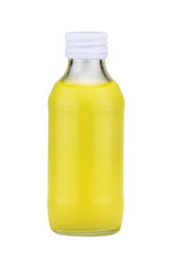 Orange bottle isolated