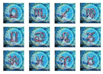 astrology set of all zodiac signs