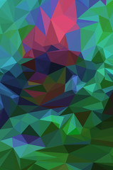 Background with Abstract Low Poly Geometrical Pattern. Vector
