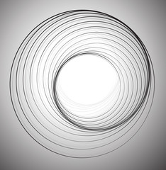 circles spiral abstract layout background design