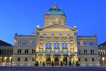 Fototapeta na wymiar Bundeshaus Bern, Schweiz 