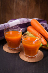 fresh carrot juice