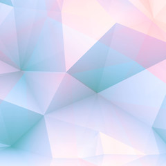 Fototapeta premium Abstract positive 3 d polygonal background