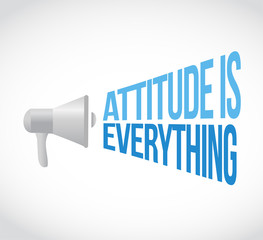 attitude is everything megaphone loudspeaker