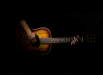 Naklejka na ściany i meble Acoustic guitar