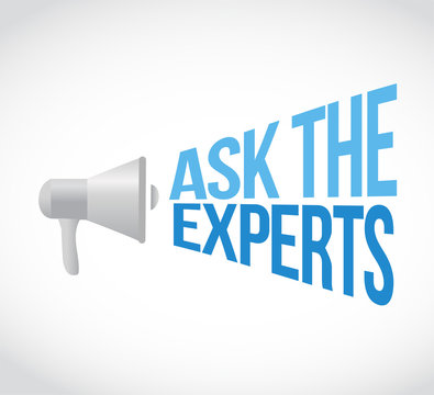 ask the experts megaphone loudspeaker message