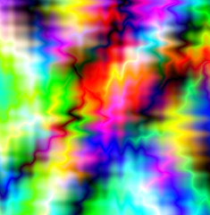 Абстрактный радужный фон линии волны  и свечение. Размытость и боке.
