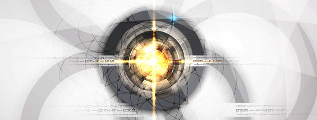 Abstract digital web site header. Banner background