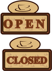 open closed caffee [Converted]