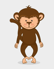 funny monkey design 