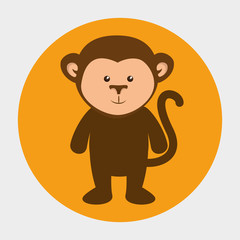 funny monkey design 