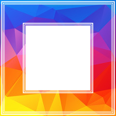 bright colored border