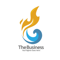 Obraz premium oil gas and energy logo
