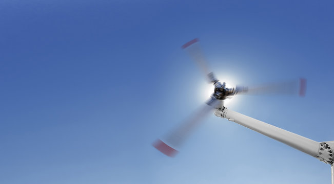 Closeup Of Helicopter Tail Rotor Blade Mechanism