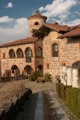 Fototapeta premium Veduta del castello di Pavone