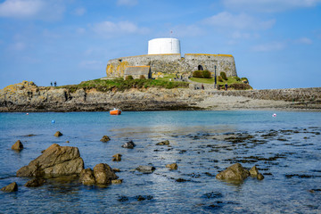 Fort Grey on the West coast of Guernsey.