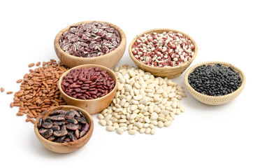 Verschiedene Trockenbohnensorten