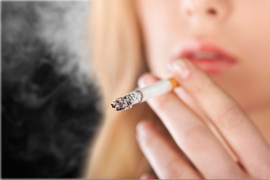 Smoking.