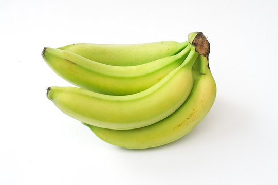 green bananans