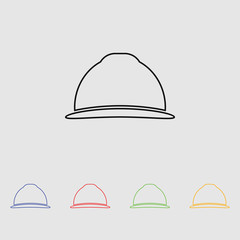 Helmet engineer icon