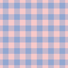 Traditional Scottish tartan pattern in both rose quartz and serenity color of the year 2016 made seamless