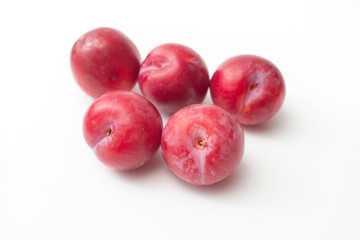 red plums