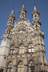 Fototapeta na wymiar City Hall, Leuven, Belgium