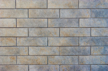 Obraz premium Grey brick tile wall background