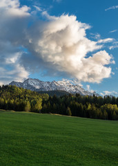Fototapeta na wymiar Karwendel Mountains