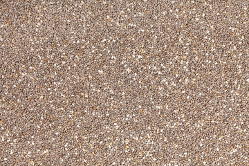 Close up picture of chia seeds