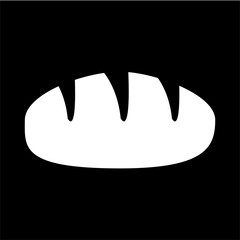 bread icon. black icon. eps 10