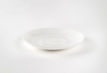 round white saucer