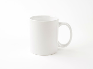 empty white mug