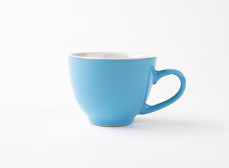 blue tea cup
