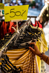 Sale of clothes