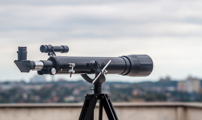telescope on the roof