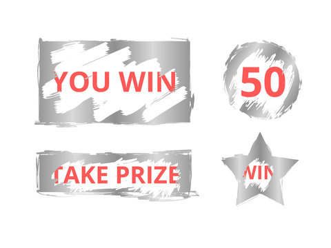 Scratch card game and win.