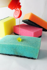 Sponges for washing dishes