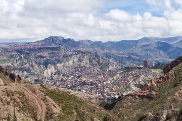 La Paz, metropoli in Bolivia, Sud America