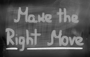 Make The Right Move Concept