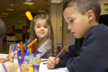 Obraz premium Children at playground