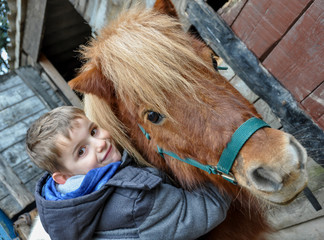 à cheval