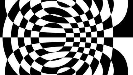 abstract optical art loop