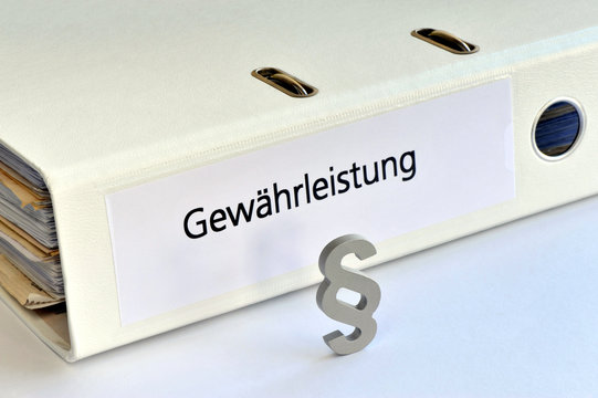 Gew&auml;hrleistung, Kaufvertrag, M&auml;ngelhaftung, Paragraph, Ordner, Gesetz, Verbraucherschutz, Gew&auml;hrleistungsanspr&uuml;che, Schadensersatz